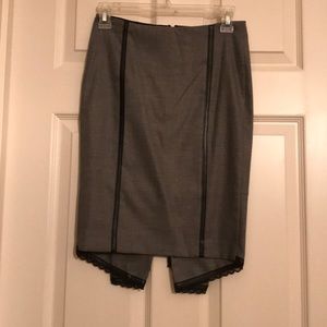 Bebe Gray pencil skirt